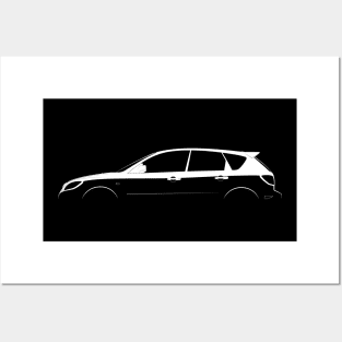 Mazdaspeed3 (BK) Silhouette Posters and Art